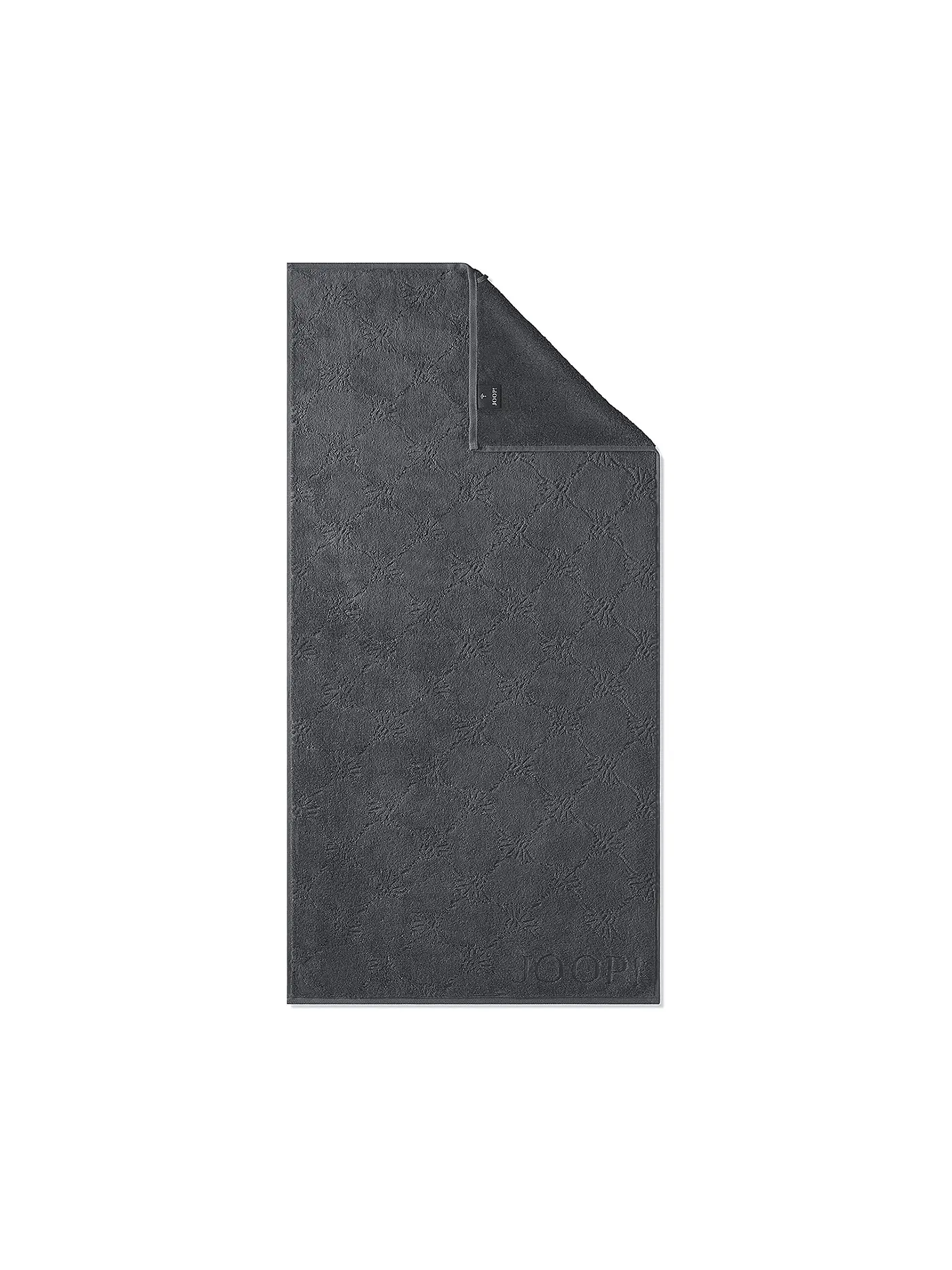 JOOP | Handtuch "Cornflower" 50x100cm (Platin) | grau