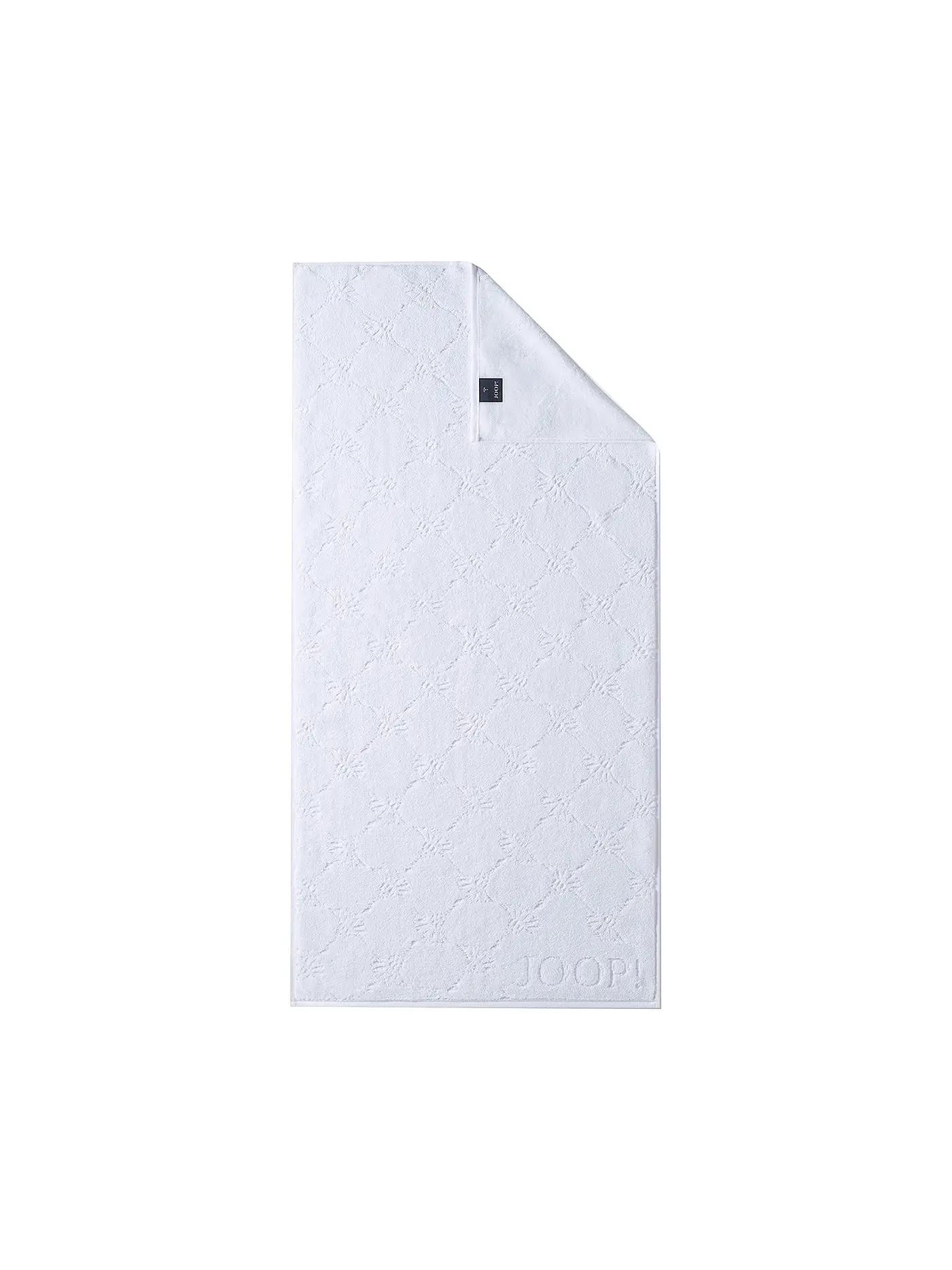 JOOP | Handtuch "Cornflower" 50x100cm (Platin) | weiss
