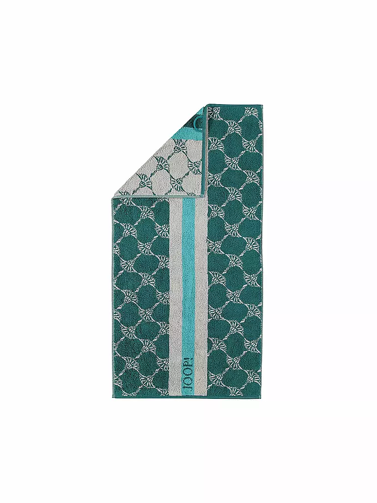 JOOP | Handtuch "Statement Divided" 50x100cm (Teal/Petrol) | petrol