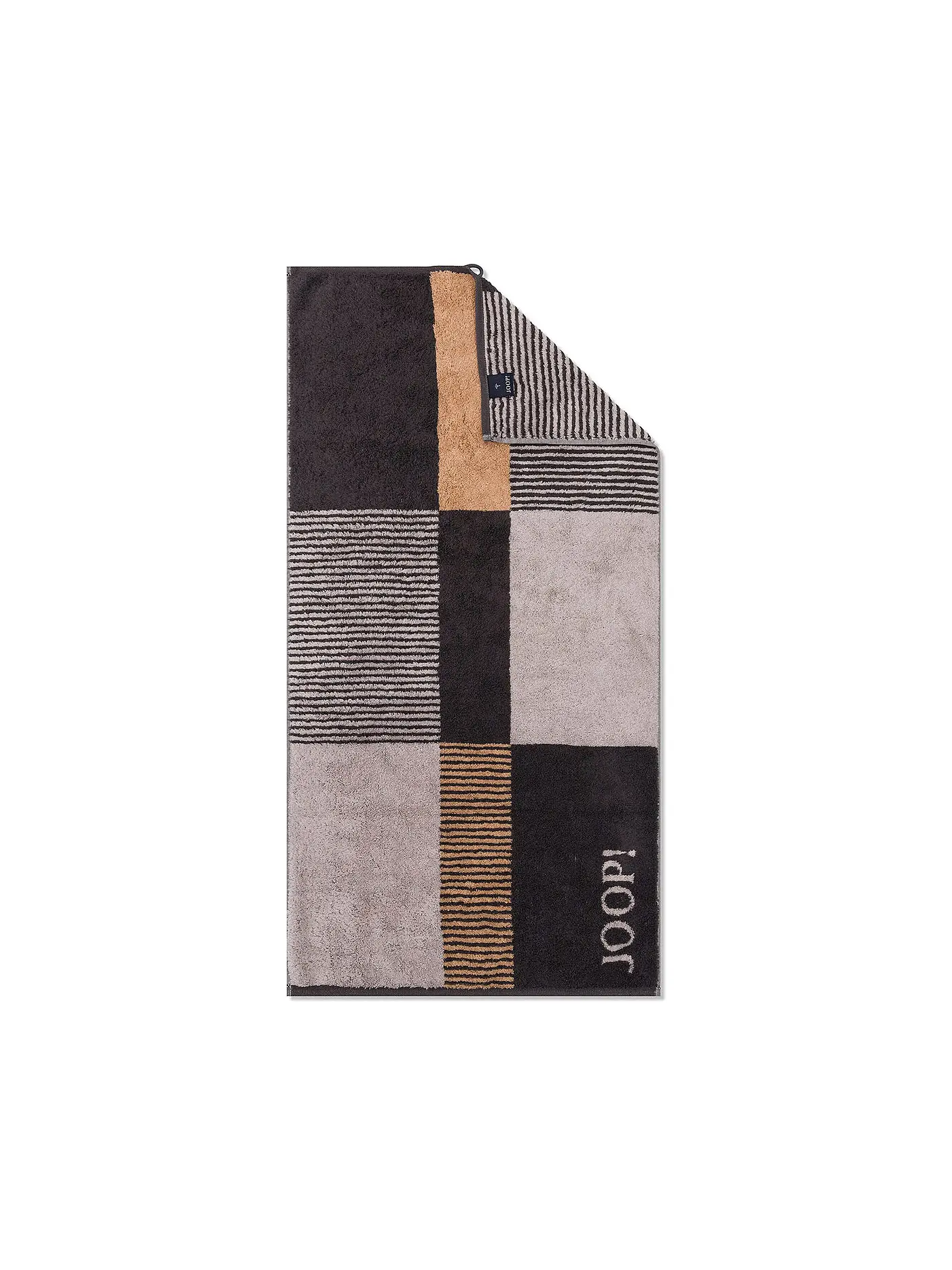 JOOP | Handtuch 50x100cm DIVIDED SQUARES Aqua  | grau