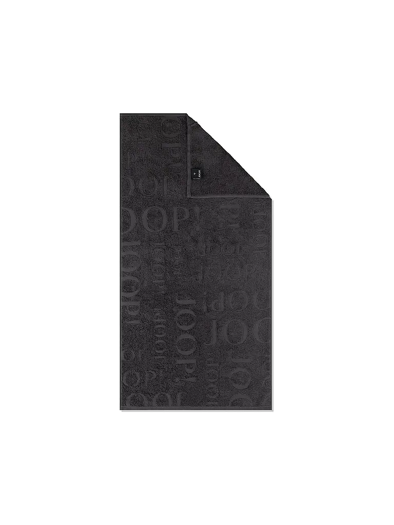 JOOP | Handtuch 50x100cm STUDIO REPEAT Basalt | schwarz