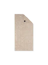 JOOP | Handtuch 50x100cm STUDIO REPEAT Eukalyptus  | beige