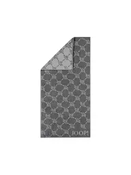 JOOP | Handtuch "Cornflower" 50x100cm (schwarz) | grau