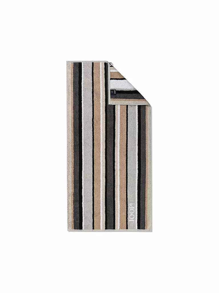 JOOP | Handtuch Lines Stripes 50x100cm Stone | grau