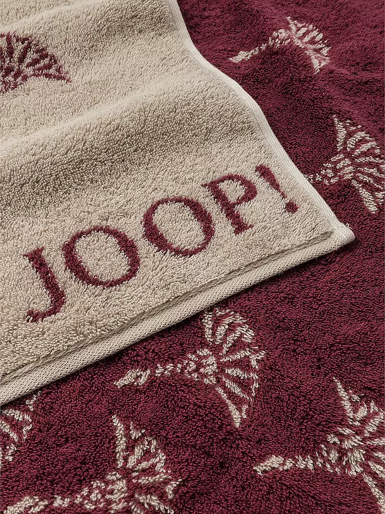 JOOP | Handtuch SELECT FADED CORNFLOWER 50x100cm Rouge | dunkelrot
