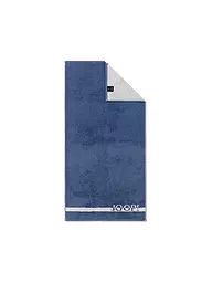 JOOP | Handtuch SPLIT DOUBLEFACE 50x100cm Stein | dunkelblau