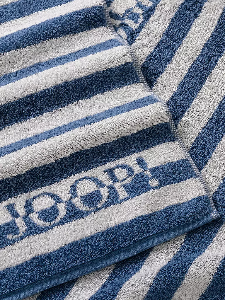 JOOP | Handtuch SPLIT STRIPES 50x100cm Ocean | dunkelblau
