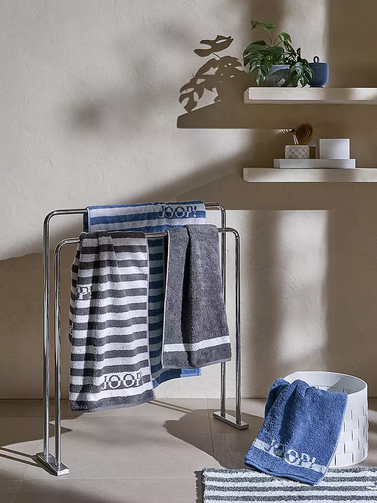JOOP | Handtuch SPLIT STRIPES 50x100cm Ocean | hellgrün