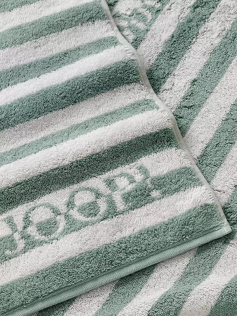 JOOP | Handtuch SPLIT STRIPES 50x100cm Pinie | hellgrün