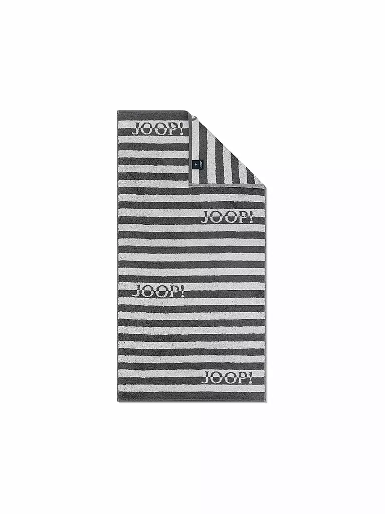 JOOP | Handtuch SPLIT STRIPES 50x100cm Stein | grau