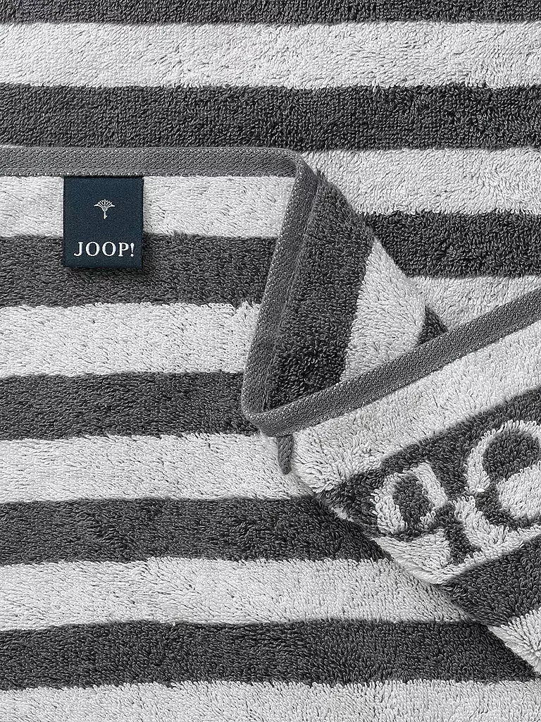 JOOP | Handtuch SPLIT STRIPES 50x100cm Stein | hellgrün