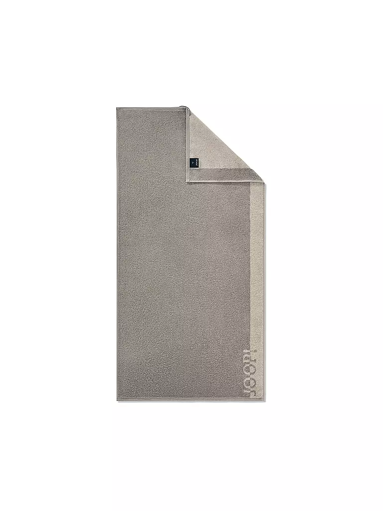 JOOP | Handtuch Tone Doubleface 50x100cm Platin | hellgrau