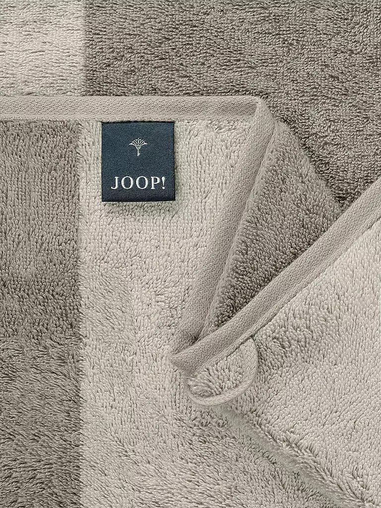 JOOP | Handtuch Tone Doubleface 50x100cm Platin | hellgrau