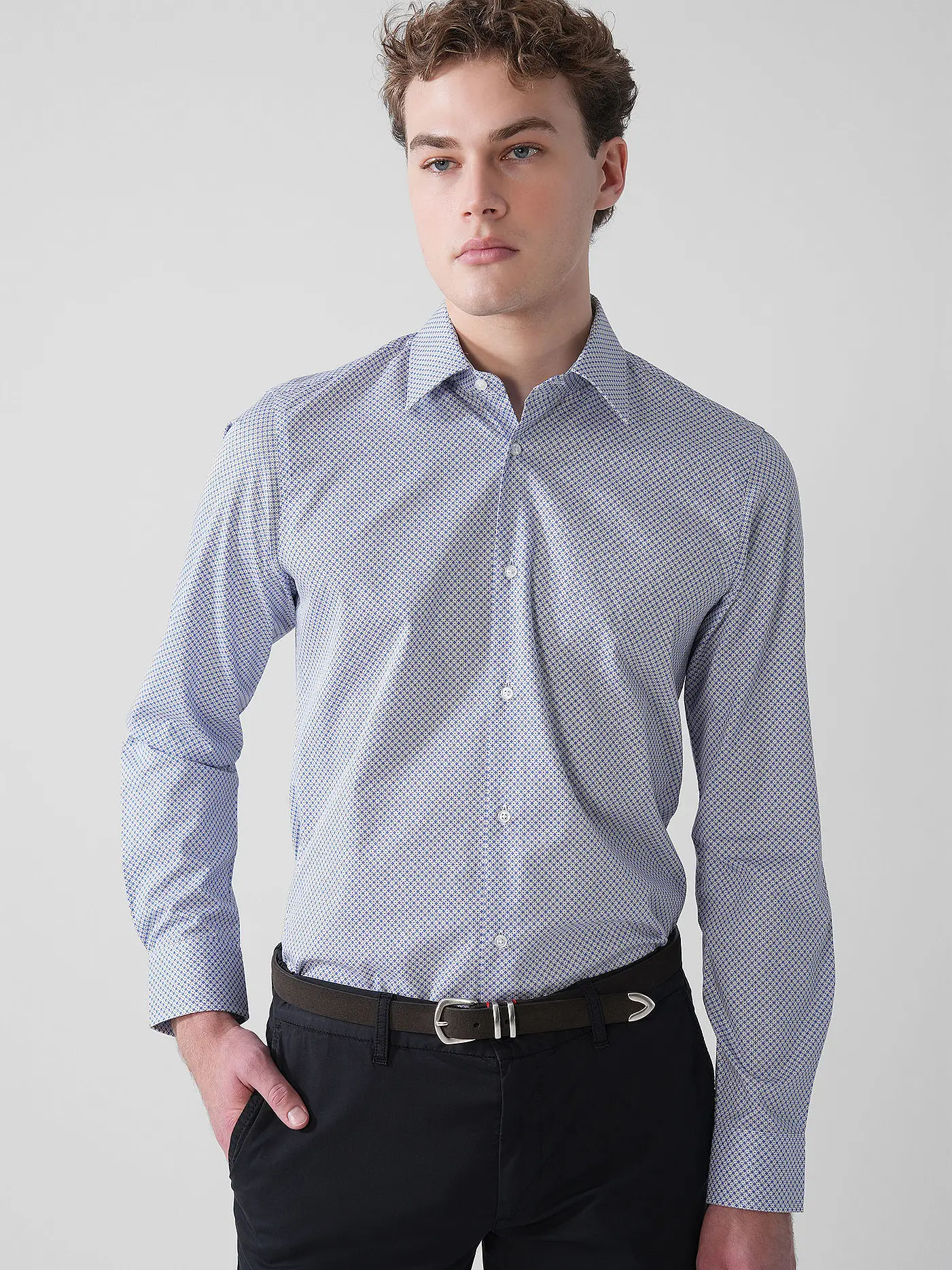 JOOP | Hemd Slim Fit PIERCE | hellblau