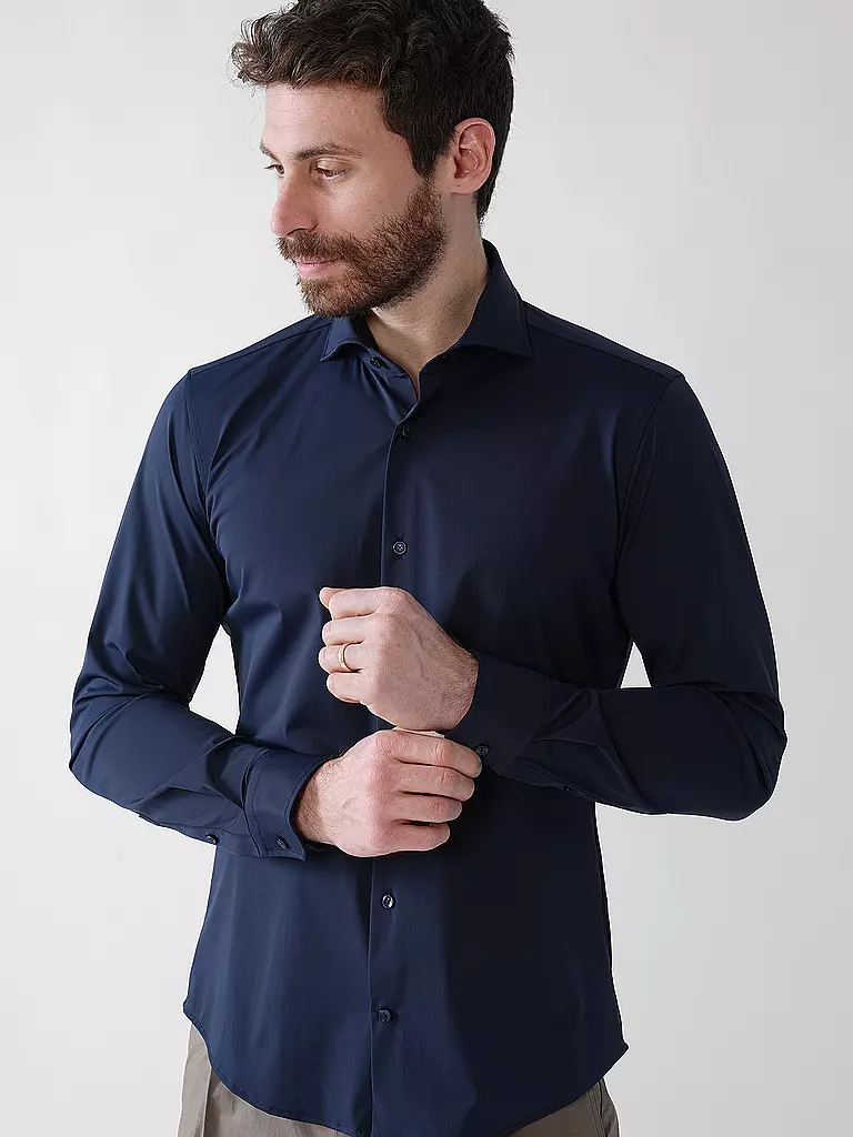 JOOP | Jerseyhemd Slim Fit PAI | dunkelblau