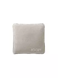 JOOP | Kissenhülle "Uni Doubleface" 50x50cm (Macchiatto-Cashew) | creme