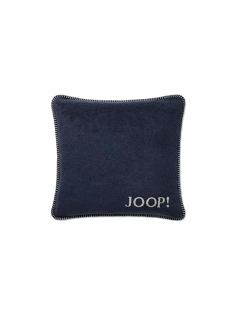JOOP | Kissenhülle 50x50cm Navy/Silber | dunkelblau