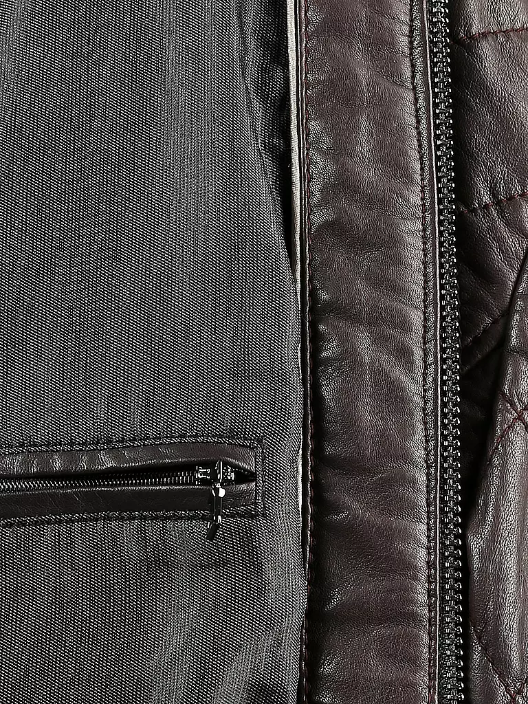 JOOP | Lederjacke "Greg" | lila