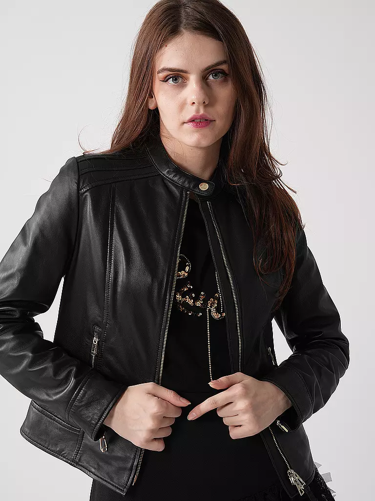 JOOP | Lederjacke  | schwarz