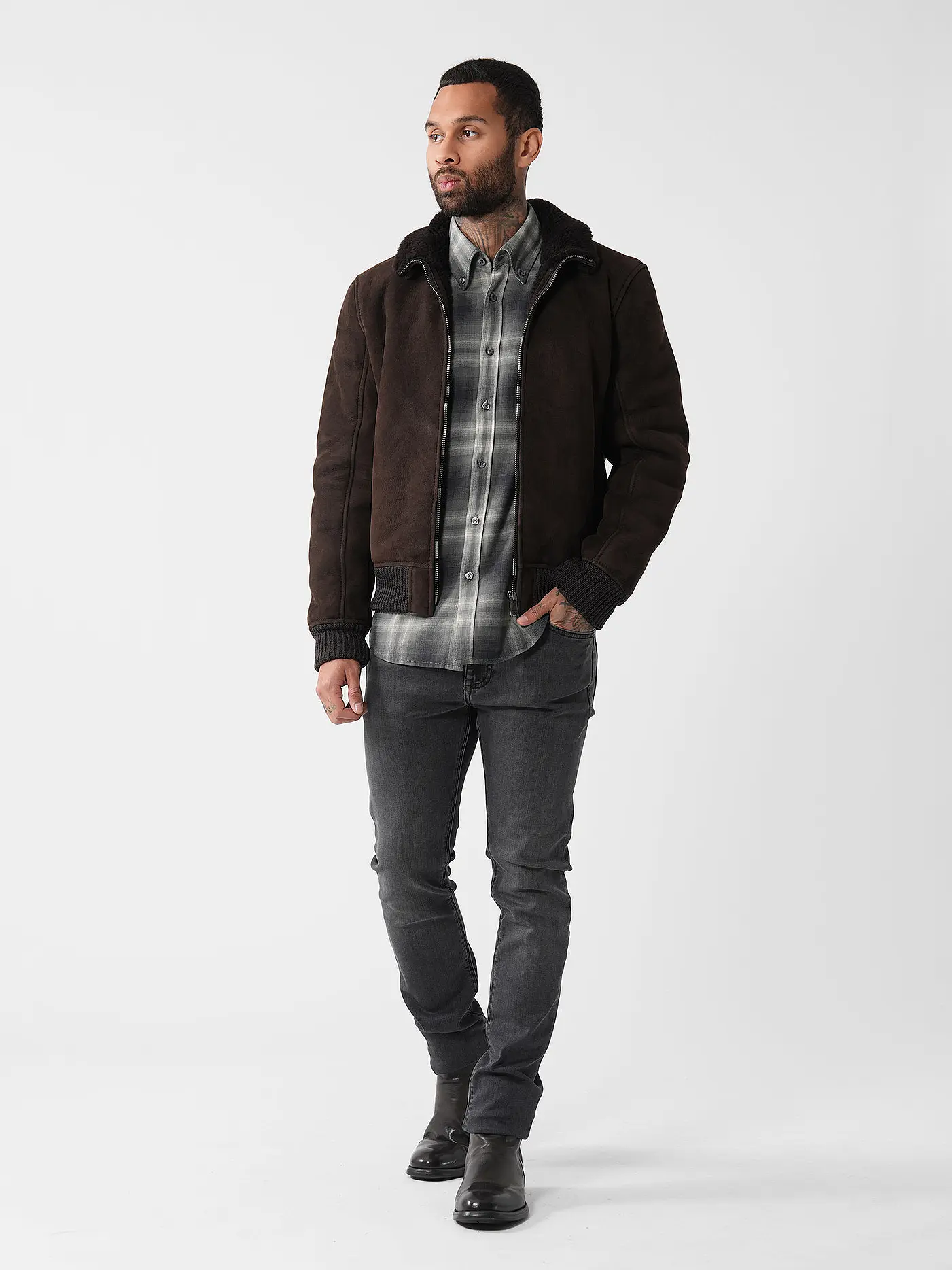 JOOP | Lederjacke RAZOR | braun