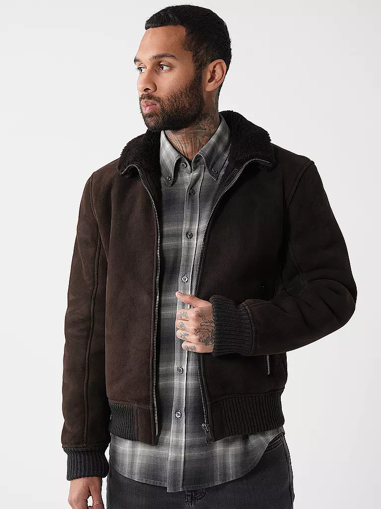 JOOP | Lederjacke RAZOR | braun