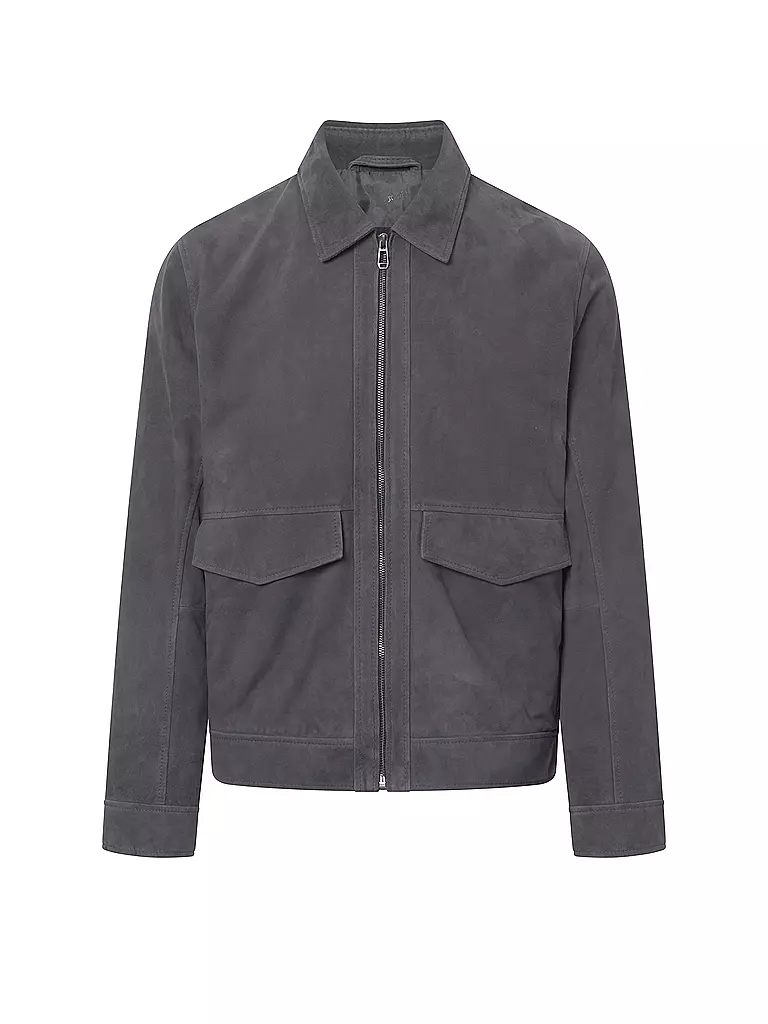 JOOP | Lederjacke | grau