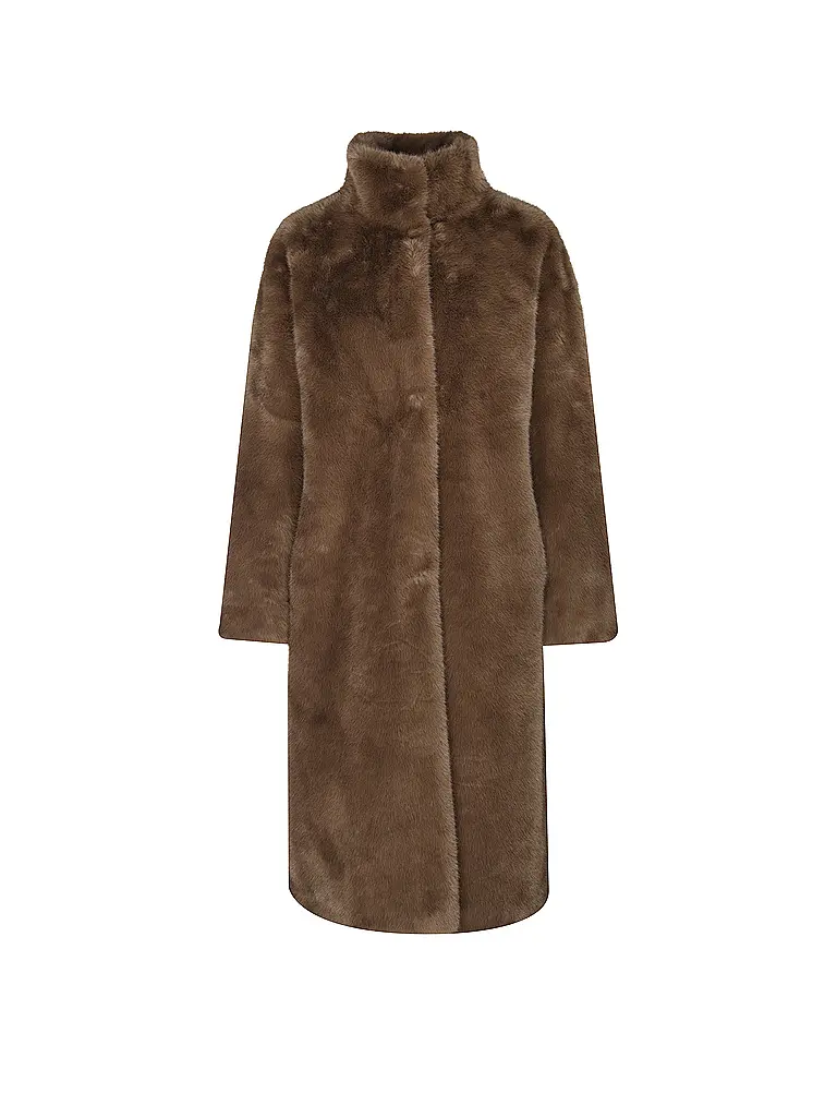 JOOP | Mantel in Felloptik CIM | Braun