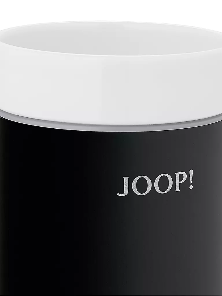 JOOP | Mundbecher Chromeline Black 11cm | schwarz