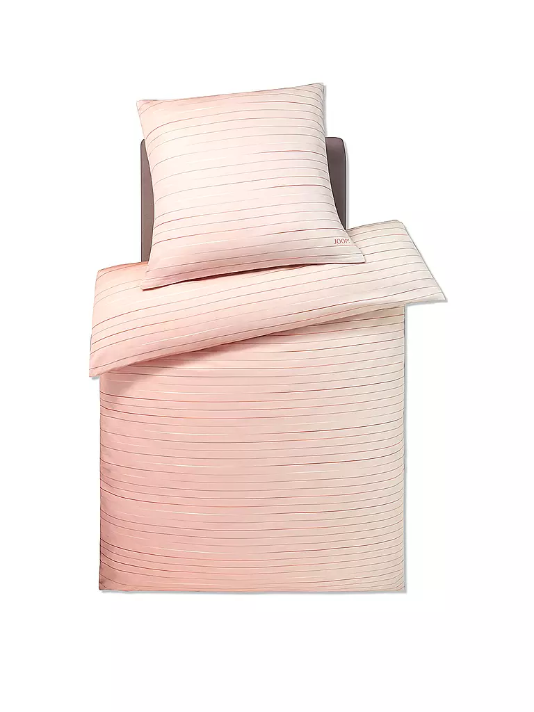 JOOP | Satin Bettwäsche 200x200cm MOVE Blush | rosa