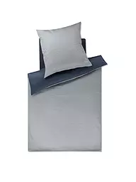 JOOP | Satin Bettwäsche 70x90cm/140x200cm MICRO PATTERN Rose/Grau | Grau