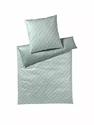 JOOP | Satin Bettwäsche Cornflower 2x 70x90cm / 200x200cm Aqua Foam | türkis