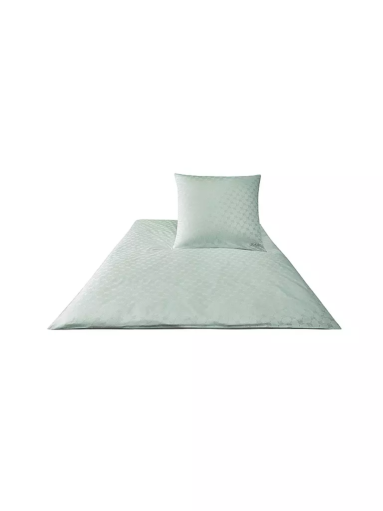 JOOP | Satin Bettwäsche Cornflower 2x 70x90cm/200x200cm Silber | silber