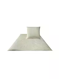 JOOP | Satin Bettwäsche Cornflower 70x90cm / 140x200cm Silber | creme