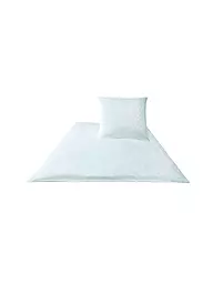 JOOP | Satin Bettwäsche Cornflower 70x90cm / 140x200cm Silber | weiss