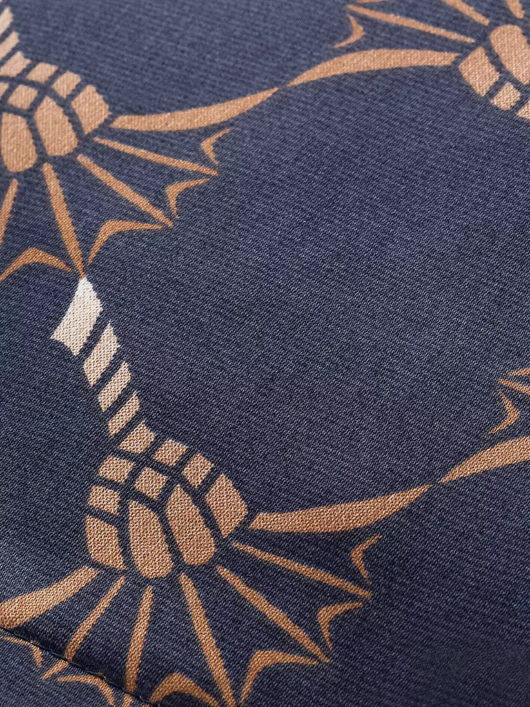JOOP | Satin Bettwäsche Cornflower Double 2x 70x90cm / 200x200cm Dunkelblau | dunkelblau