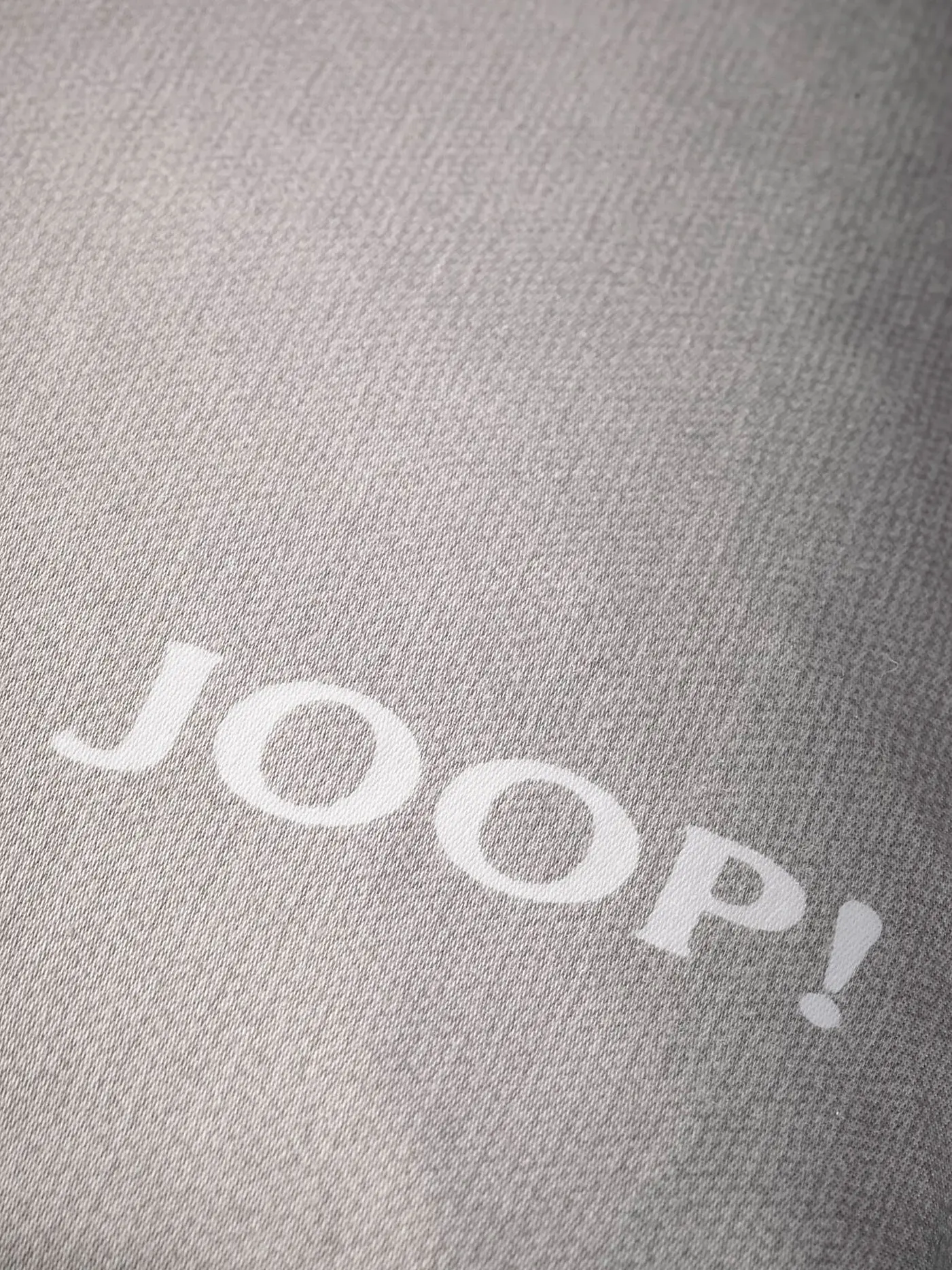 JOOP | Satin Bettwäsche Cornflower Stripes 2 x 70x90cm / 200x200cm Deep Coal | grau