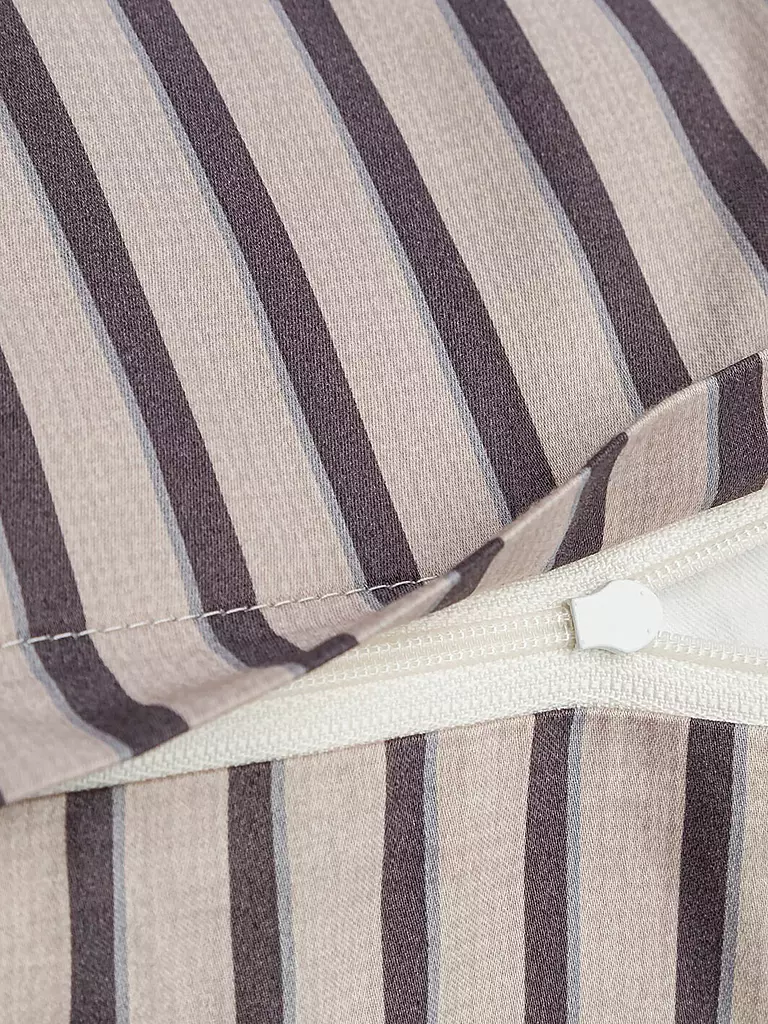 JOOP | Satin Bettwäsche DIVIDED 2x 70x90cm / 200x200cm Blush | hellgrau