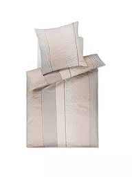 JOOP | Satin Bettwäsche LEO 70x90cm / 140x220cm Vanilla | beige