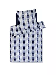 JOOP | Satin Bettwäsche MESH 2x 70x90cm/2000x200cm Sky | blau