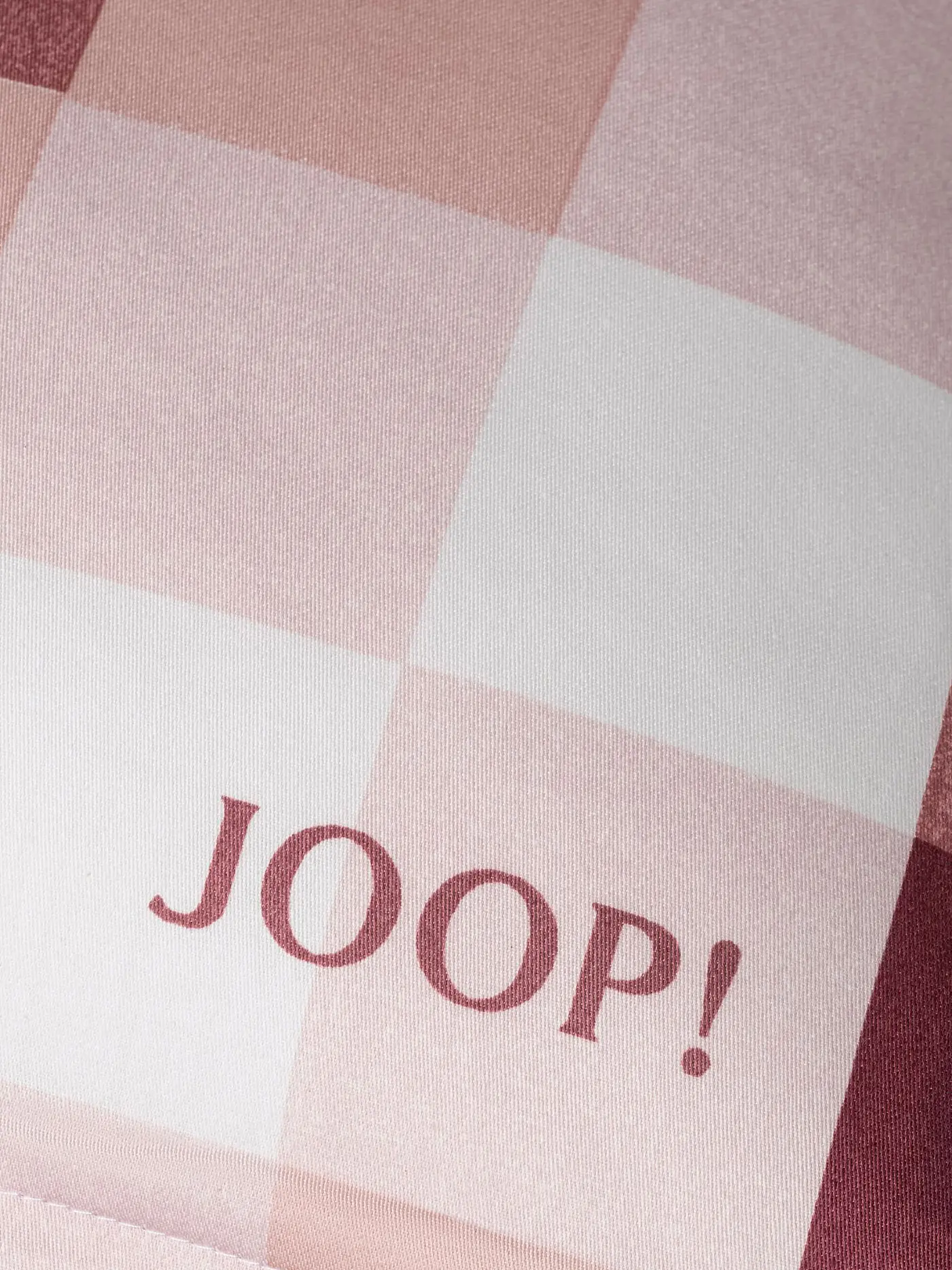 JOOP | Satin Bettwäsche MESH 70x90cm/140x200cm Blush | koralle