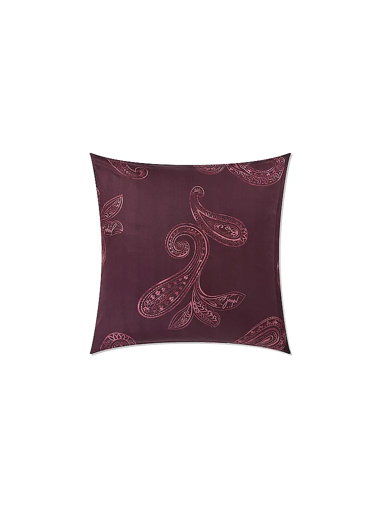 JOOP | Satin Bettwäsche PAISLEY 70x90cm/140x200cm Dkl Rot | dunkelrot