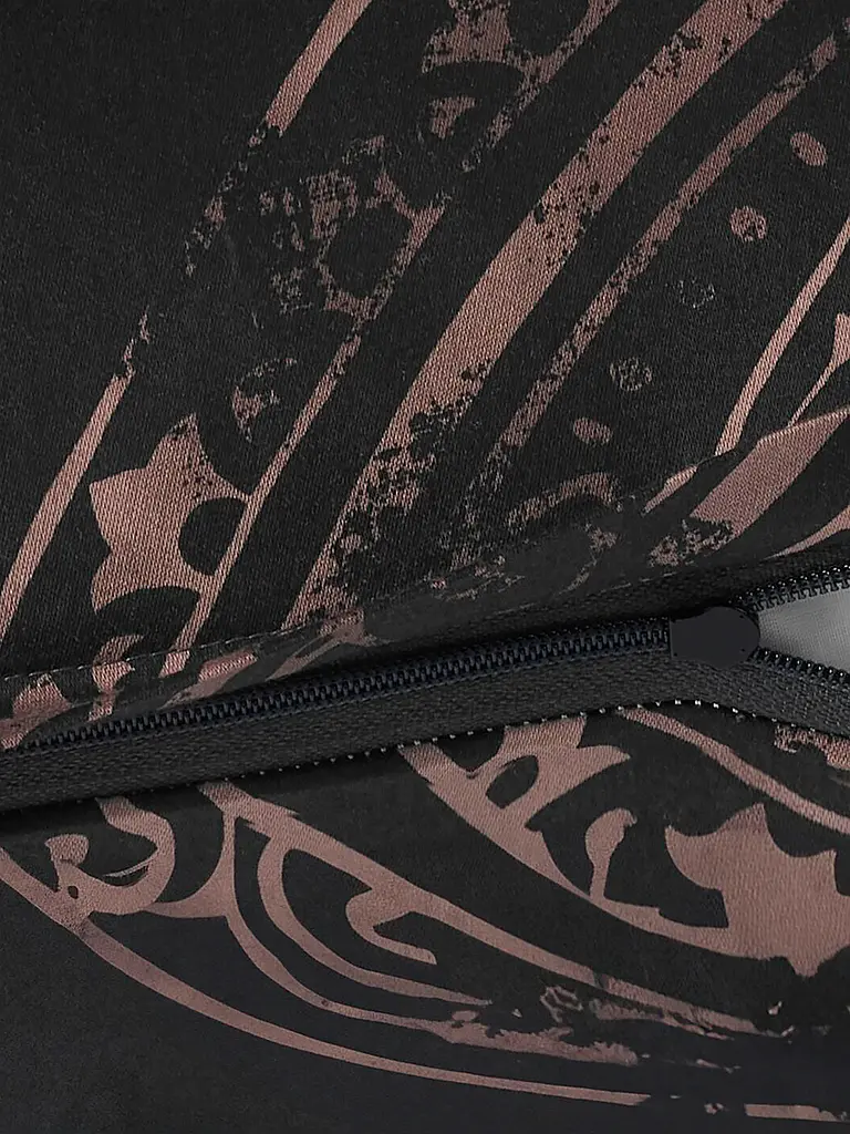 JOOP | Satin Bettwäsche PAISLEY 70x90cm/140x200cm Schwarz | schwarz