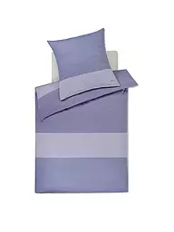 JOOP | Satin Bettwäsche SPLIT 70x90cm / 140x220cm Vanilla | hellblau