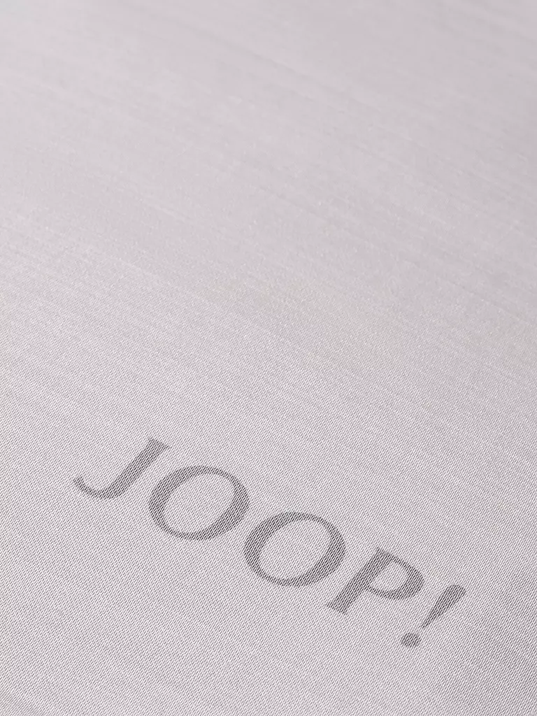 JOOP | Satin Bettwäsche SPLIT 70x90cm / 140x220cm Stone | hellblau
