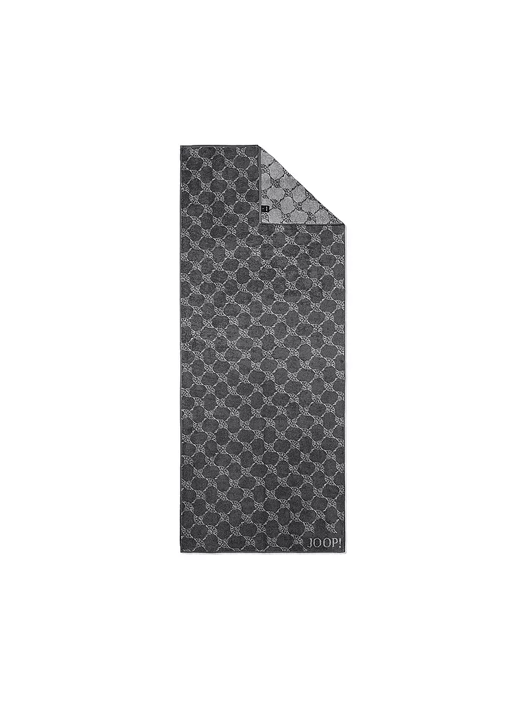 JOOP | Saunatuch Cornflower 80x200cm  Anthrazit | schwarz