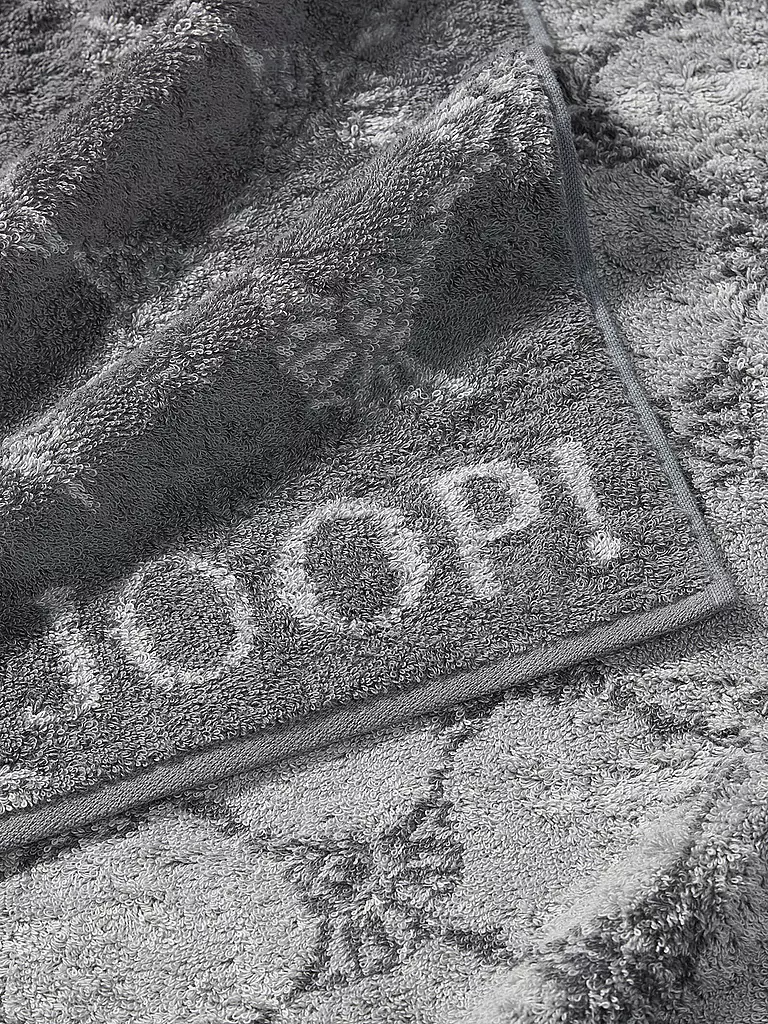 JOOP | Saunatuch Cornflower 80x200cm  Anthrazit | schwarz