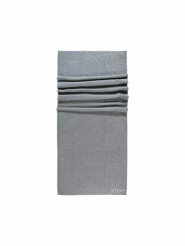 JOOP | Saunatuch Doubleface  80x200cm Silber | grau