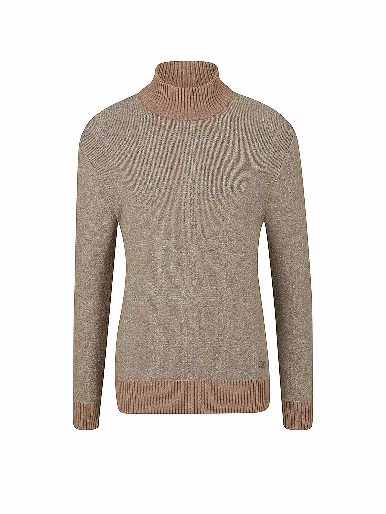 JOOP | Stehkragenpullover Modern Fit Ivo | braun