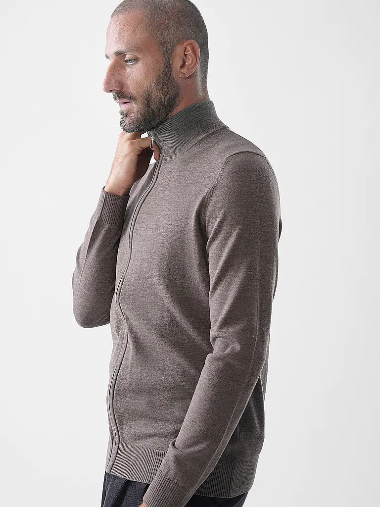 JOOP | Strickjacke DAVIS | hellbraun
