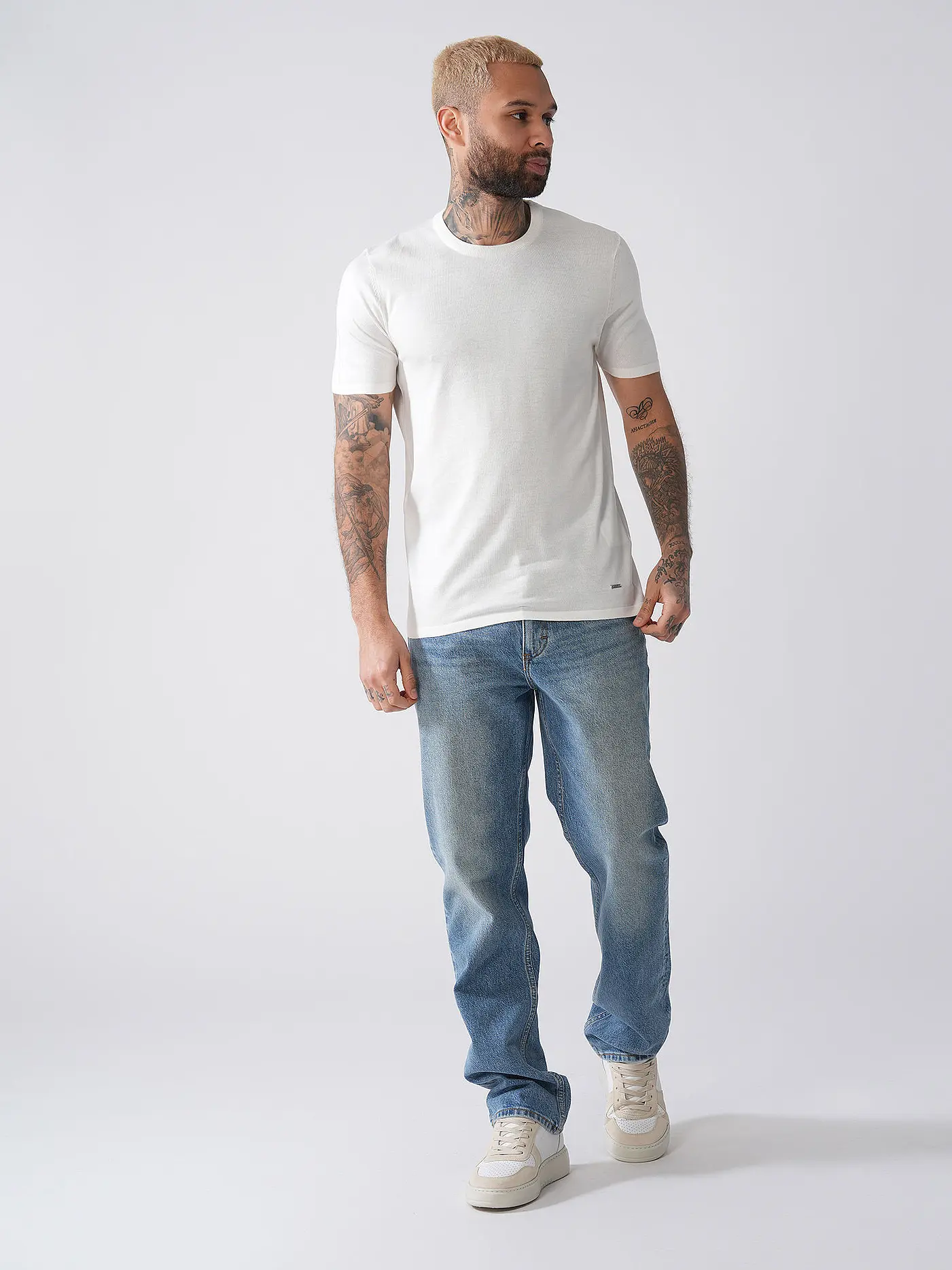 JOOP | T-Shirt Modern Fit VERED  | weiss